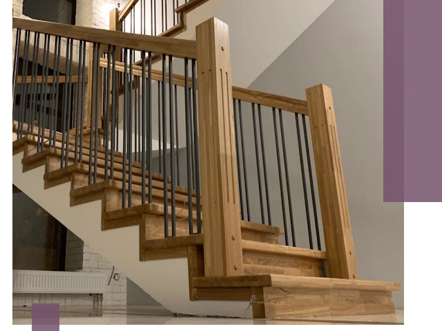Реставрация деревянных и металлических лестниц в Ступине