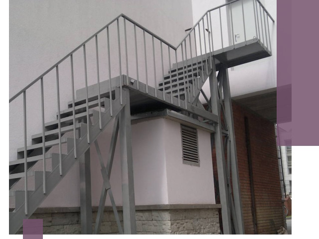 Монтаж пожарных лестниц под ключ в Ступине с гарантией качества