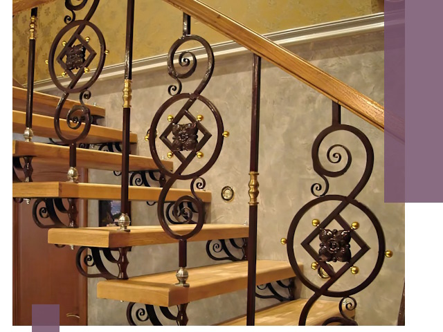 Изготовление кованых лестниц под ключ в Ступине