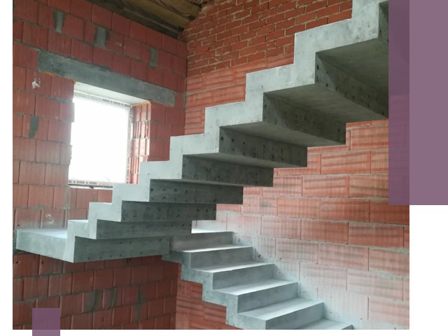 Бетонные лестницы под ключ в Ступине: монтаж, демонтаж, ремонт