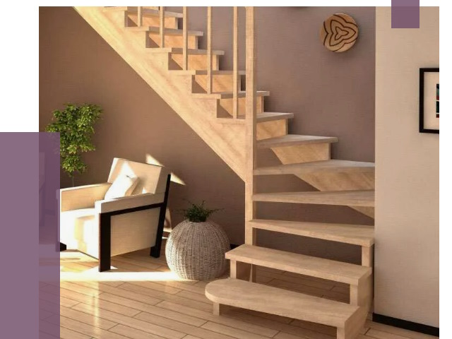 Изготовление Г-образных лестниц в Ступине от 19229 руб. 