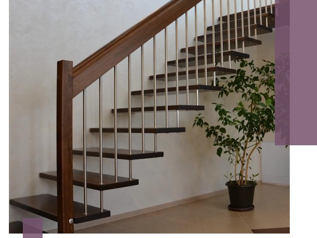 Лестницы на больцах под ключ в Ступине – изготовление и монтаж