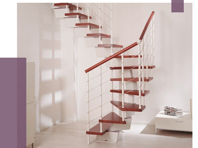 Изготовление лестниц на больцах в Ступине от 9874 руб. | ПРОЛЁТ-Стп