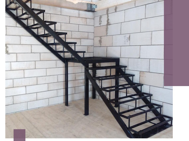 Лестницы на металлокаркасе под ключ в Ступине — изготовление и монтаж