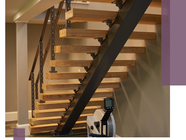 Лестницы на монокосоурах под ключ в Ступине - изготовление и монтаж