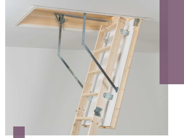 Установка чердачной лестницы под ключ в Ступине