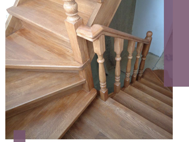 Дубовые лестницы под ключ в Ступине: изготовление и монтаж