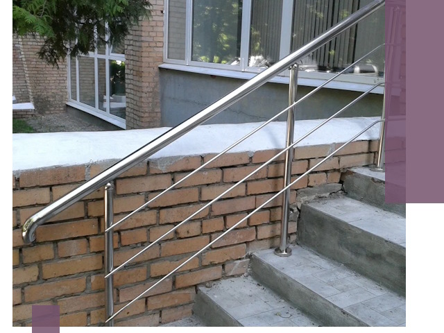 Перила из нержавеющей стали высокого качества в Ступине