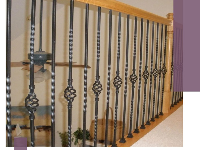 Изготовление и монтаж кованных перил в Ступине под ключ
