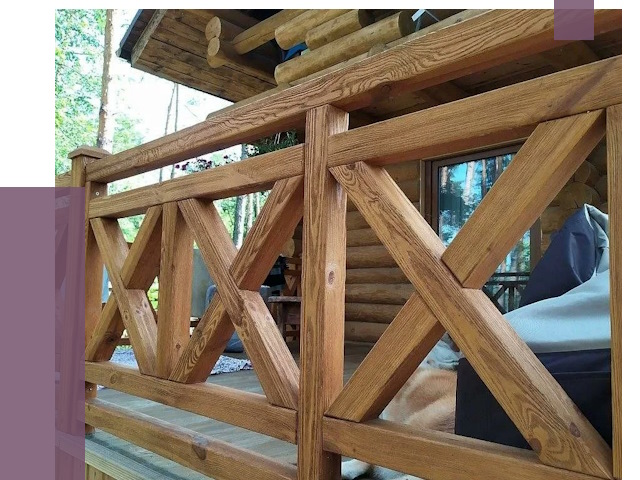 Деревянные перила под ключ в Ступине от 7796 руб. 