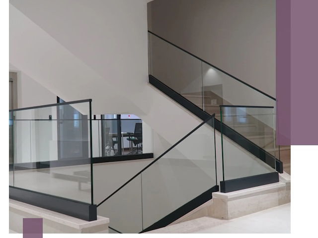 Стеклянные перила премиум-класса с установкой в Ступине