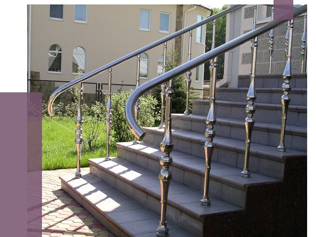 Перила для крыльца в Ступине от 10914 руб. — монтаж ПРОЛЁТ-Стп