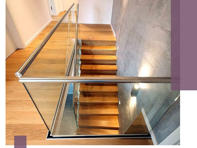 Перила для лестницы в доме — изготовление и монтаж в Ступине