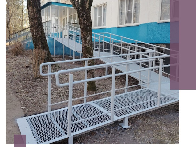 Пандусы под ключ в Ступине: изготовление, монтаж и демонтаж