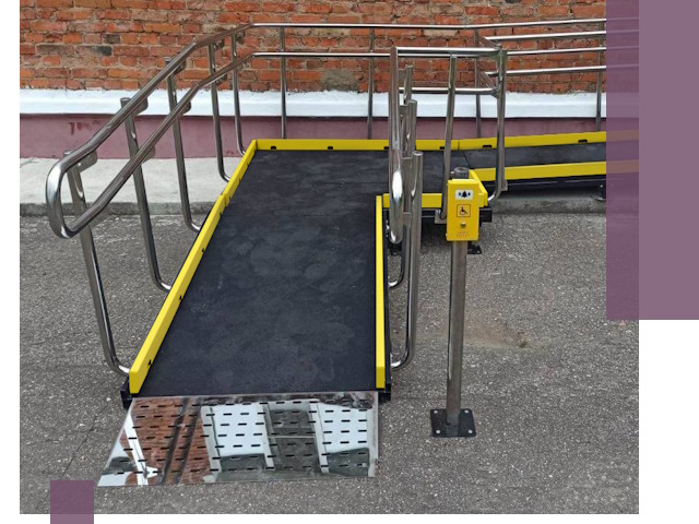 Изготовление наклонных пандусов для инвалидов в Ступине