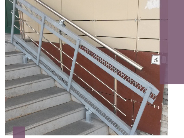 Изготовление откидных пандусов под ключ в Ступине