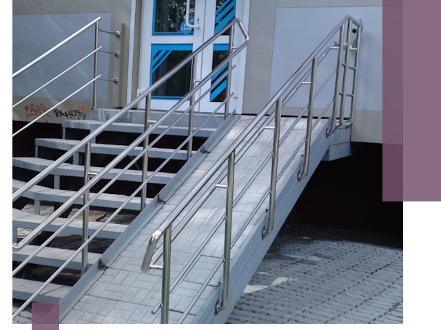 Пандус на крыльцо под ключ в Ступине: монтаж и изготовление