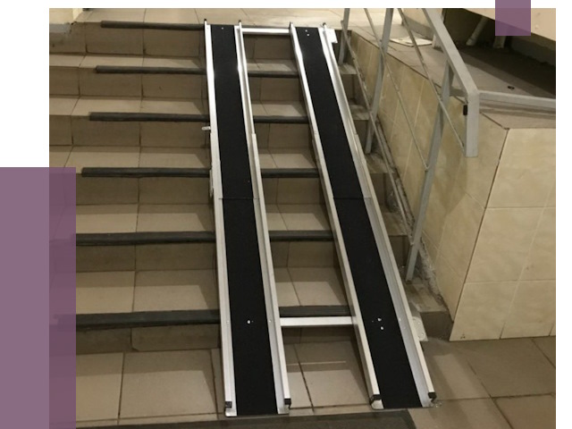 Установка пандуса в подъезд в Ступине от 8107 руб. под ключ | ПРОЛЁТ-Стп