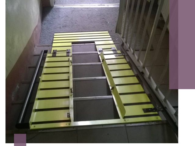 Профессиональный монтаж пандуса в подъезд в Ступине