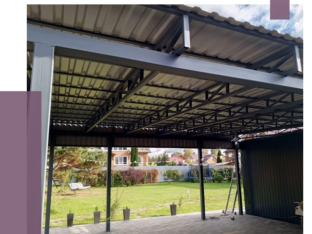 Монтаж навесов в Ступине от 7484 руб. — установка навеса | ПРОЛЁТ-Стп