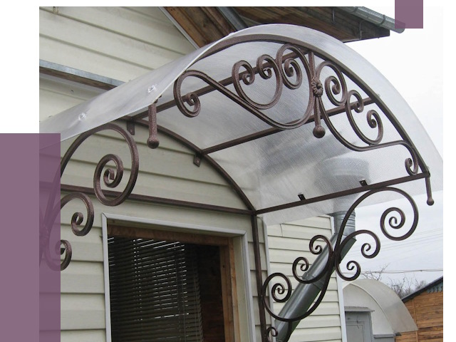 Изготовление козырьков в Ступине от 7484 руб. — заказать | ПРОЛЁТ-Стп