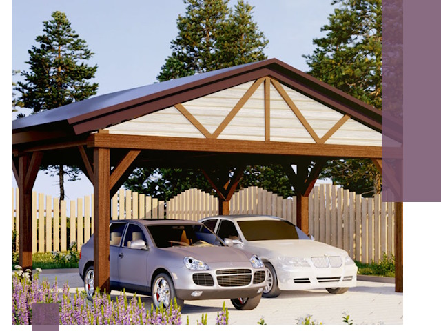 Навесы для автомобиля в Ступине — изготовление и монтаж