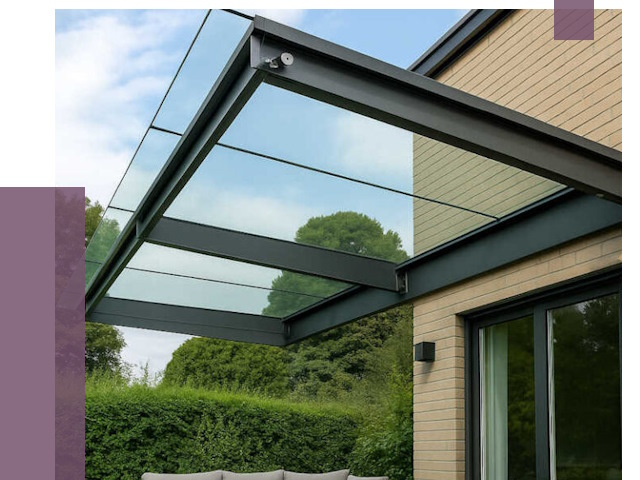 Стеклянные навесы и козырьки в Ступине от 12473 руб.