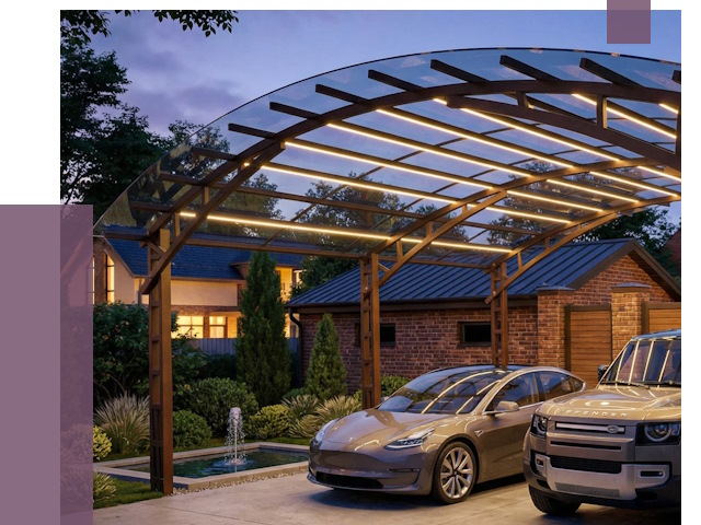 Металлические навесы в Ступине от 12889 руб. под ключ — ПРОЛЁТ-Стп