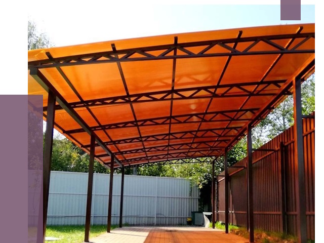 Односкатные навесы под ключ в Ступине от 13356 руб. 