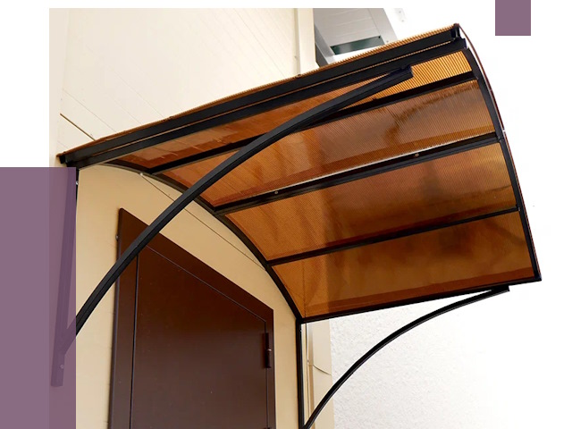 Недорогие козырьки в Ступине от 7712 руб.  | ПРОЛЁТ-Стп