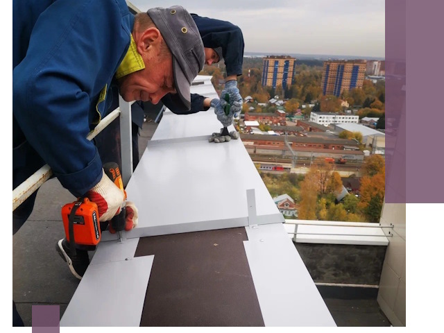 Монтаж парапетов в Ступине — установка прочных металлических ограждений