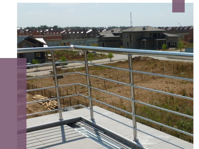 Парапеты из нержавеющей стали в Ступине от 8107 руб. за м² | ПРОЛЁТ-Стп