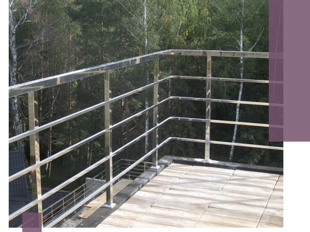 Парапеты из нержавеющей стали в Ступине — изготовление и монтаж