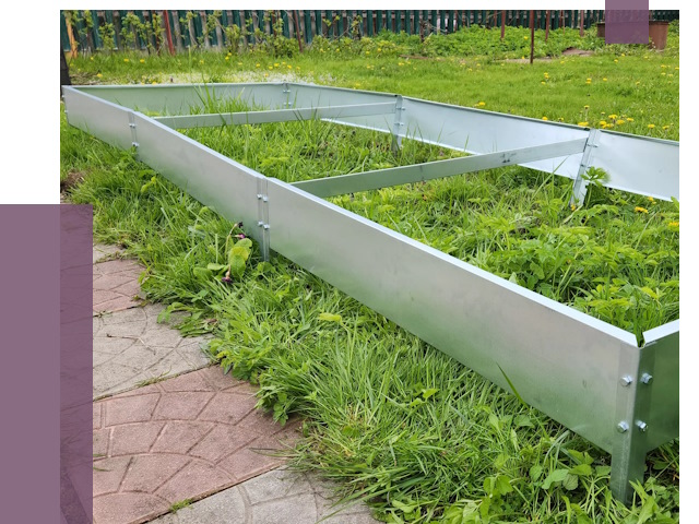 Металлические бордюры для грядок в Ступине от 1819 руб. 