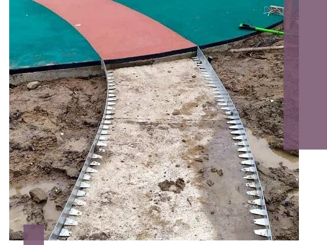 Металлические бордюры для дорожек в Ступине — монтаж и изготовление