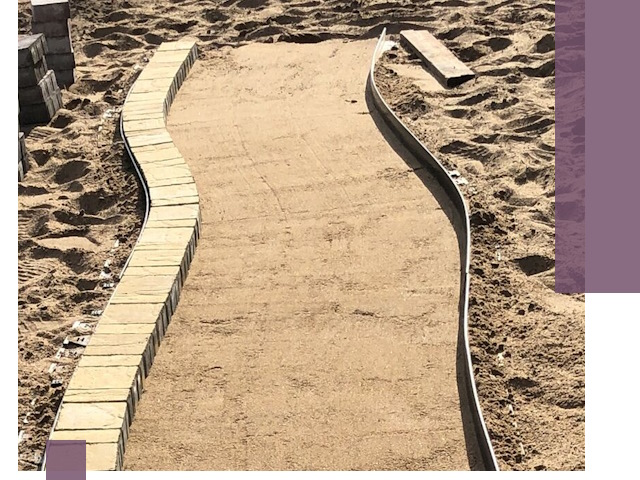 Металлические бордюры для тротуаров в Ступине — прочные и долговечные